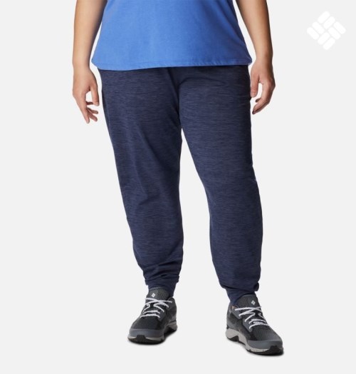 Women's Columbia Weekend Adventure Jogger Navy | Plus Size CA-GL1A5